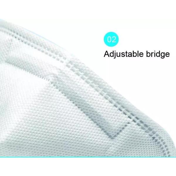 KN95 White 4 Layers Protection Disposable Earloop Face Mask Civilian Grade