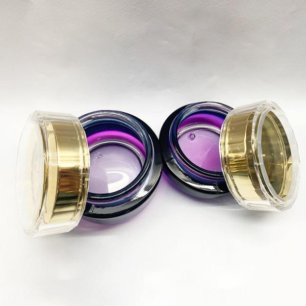 Круглые прямые стеклянные опарникы сливк замораживая 50g 30 граммов для косметической упаковки