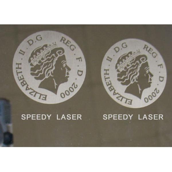 Машина маркировки лазера Испании серебряная промышленная, гравировальный станок лазера волокна