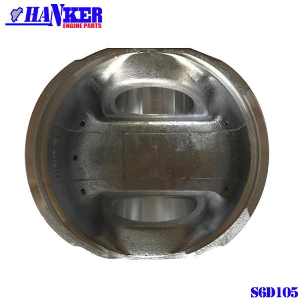 6137-32-2180 6137-32-2130 Komatsu S6D105 Excavator Piston With Pin Clips
