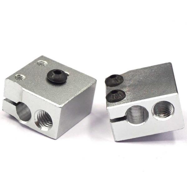 Aluminum Alloy silver white 1.5A Volcano Heater Block For 3D Printer