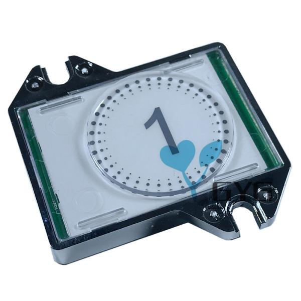 PLACA FRONTAL DEL BOTÓN PMMA DEL ELEVADOR DE LA RONDA DE LA INDUCCIÓN DC12V/24V DE TOUCHLESS