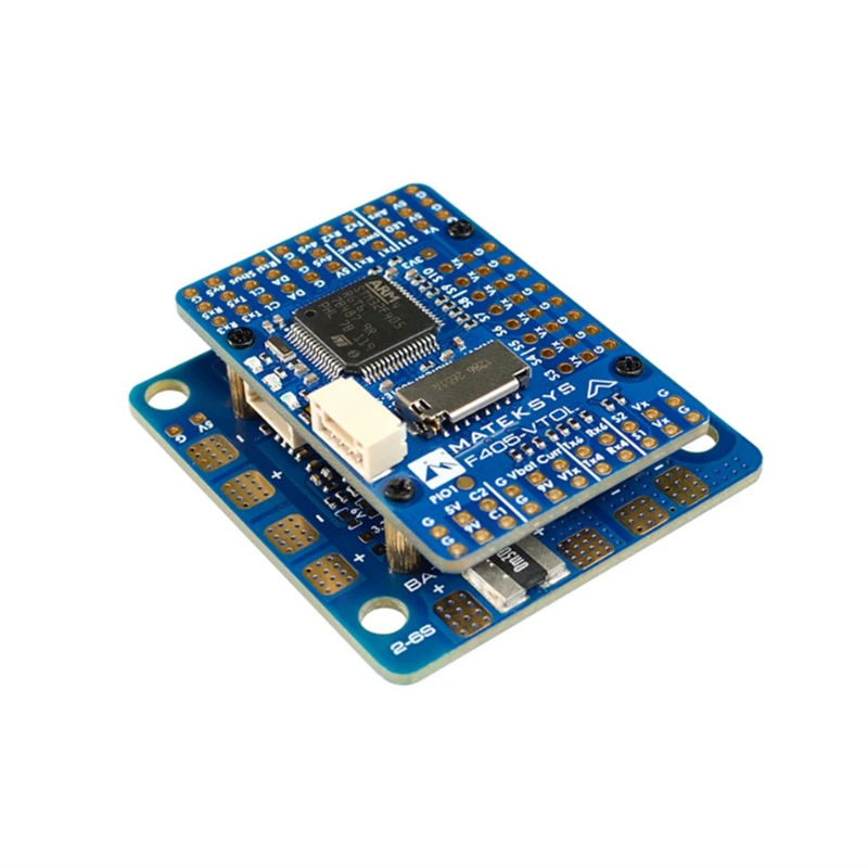Matek F405 VTOL FC With Built In OSD And MicroSD Card 2 6S Input For FPV RC Multirotor Drones Flight Controller