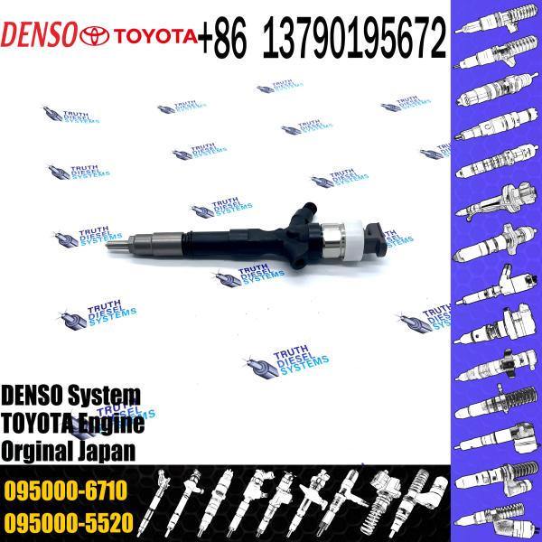 23670-39265 23670-30290 23670-39165 Genuine diesel fuel injector 095000-7810 0950007810 095000-7820 095000-7010 095000-6