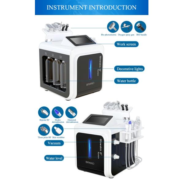 Black Head Removal Beauty Therapy Machine 10 In 1 Hydrodermabrasion Device