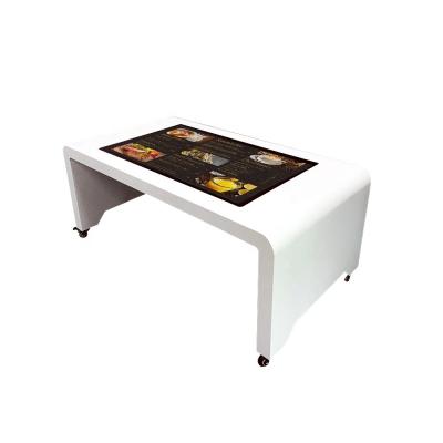 Kiosque interactif 500cd d'écran tactile de Digital de Signage d'affichage à cristaux liquides de Cabinet intelligent de café
