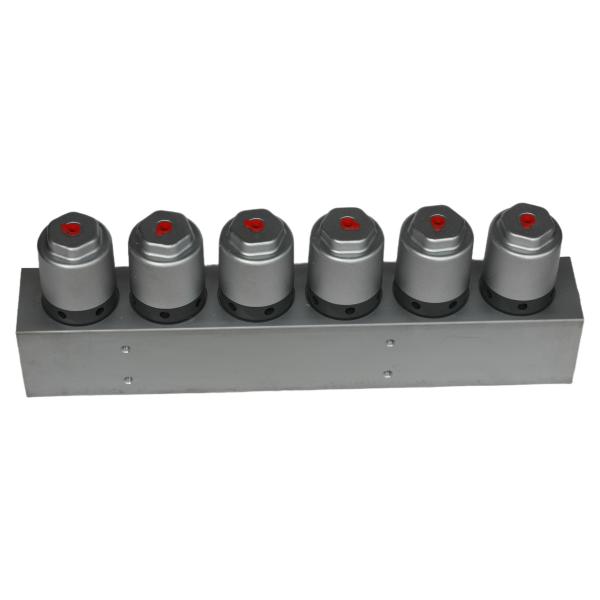 Válvula de cartucho neumática para barredora (6 bancos) - Presión 0.65MPa, Asistencia de rociado de agua