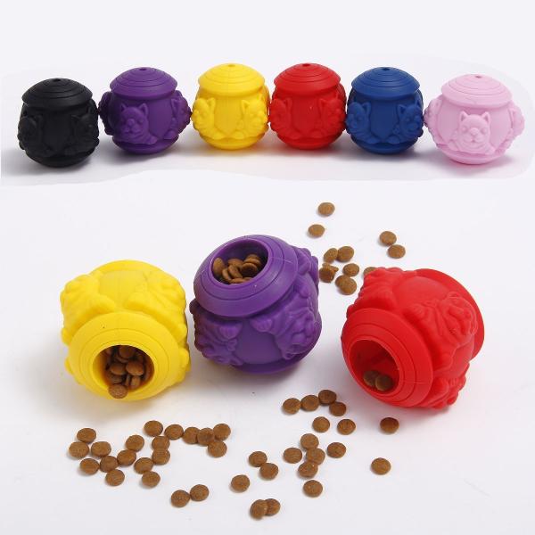 Pet Puzzle Bite Resistant Dog Bite Leaky Ball Teeth Grinding Teeth Healthy Pet Toy Food Card