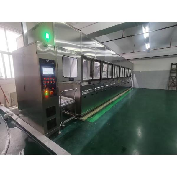 Tunable 40-80kHz Silicon Wafer Ultrasonic Cleaner 60°C Constant Temperature Acid Alkali Cleaning UPW Rinsing