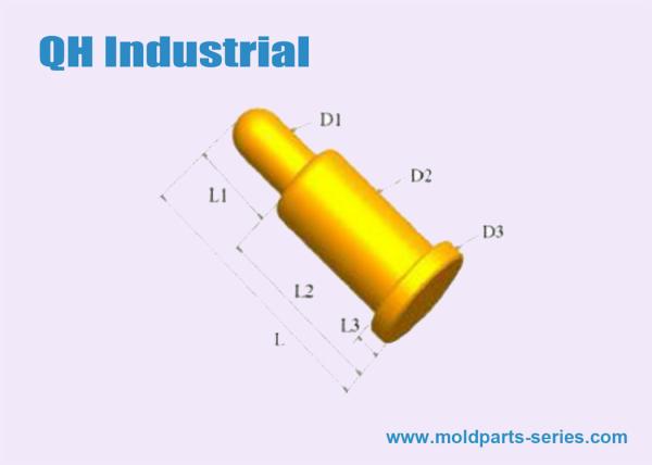 Customized High Current 2A 4A 5A 7A  Brass Copper C3604 Spring Pogo Pin From China Supplier in Shenzhen