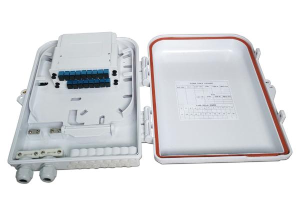 IP65 Outdoor Fiber Optical 1x16 LGX Splitter Cattesse FTTH Drop Cable Distribution Box