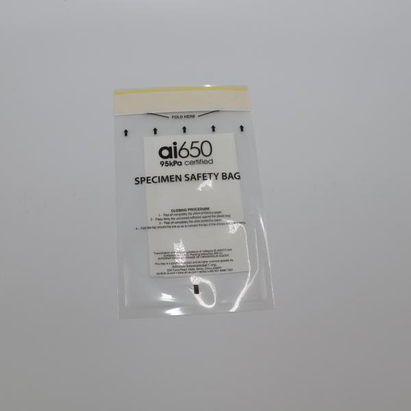 Польза лаборатории мешков биохазард образца стороны Гуссет патологии печатания Гравуре пластиковая