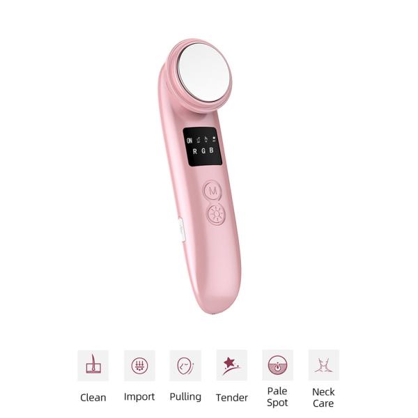 ROHS Ultrasonic 3W 450mAh Skin Tightening RF EMS LED Beauty Device