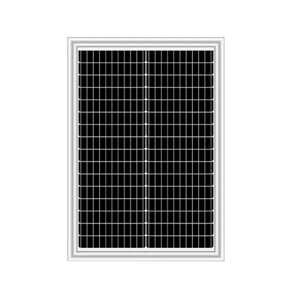 Монокристаллическая солнечная панель 5BB 40w, предназначенная для уличного освещения
