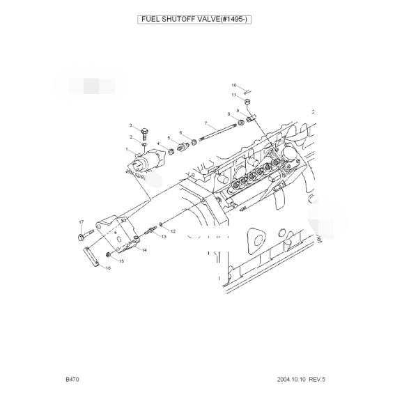 Соленоид стопа 24В переключателя 3864274 Фламоут запасных частей экскаватора Р140ЛК-7 Р210ЛК-7 Р200В-7