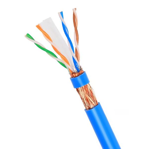 1000ft 23AWG SFTP CAT6 Cable High Speed Network Cable Blue PVC Jacket