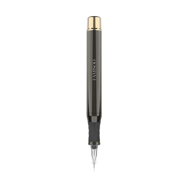 OEM Digital Semi Permanent Makeup Machine wireless Black PMU pen FAMISOO for Lip/Eyebrow/Eyeliner