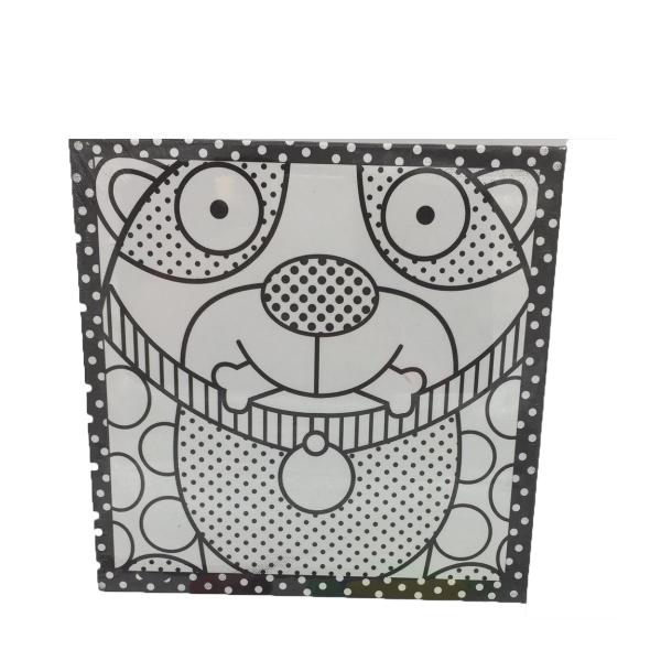 9 Inch Kitty Cat Kids Drawing Board Toys With 6 Washable Color Markers