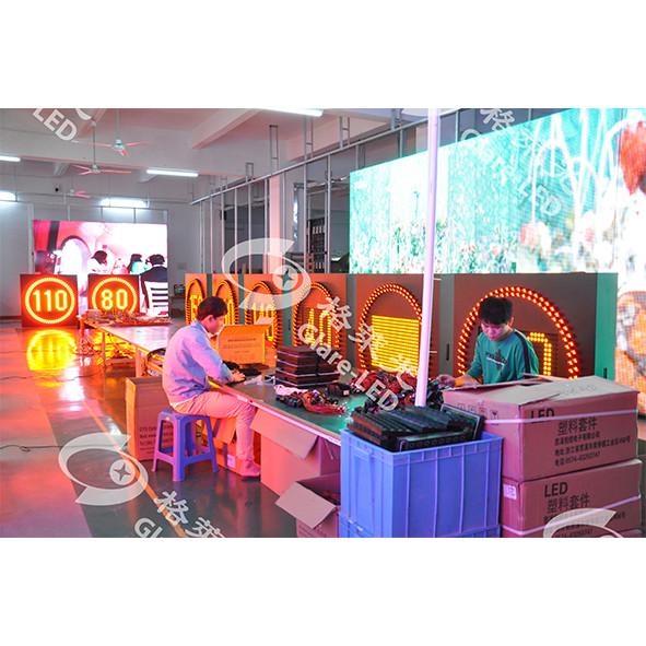 Road Safety LED Traffic Sign with Variable Speed Limit and Waterproof IP65 Rating