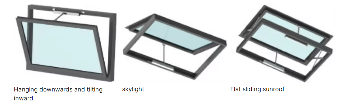 IP32 Automatic Skylight Window Opener Tool Free Installation Universal Mounting Brackets