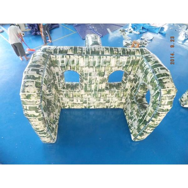 0.6MM PVC Inflatable Paintball Wall for Outdoor Sports