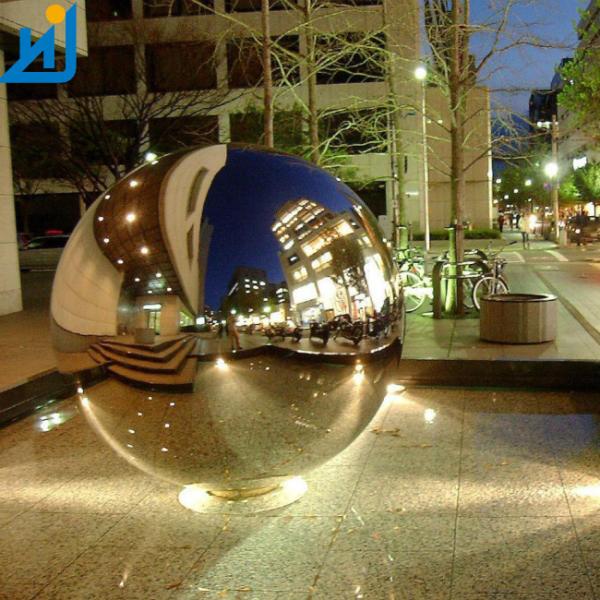 Bola oca de aço inoxidável da decoração 304 do jardim um estilo moderno de 10 polegadas