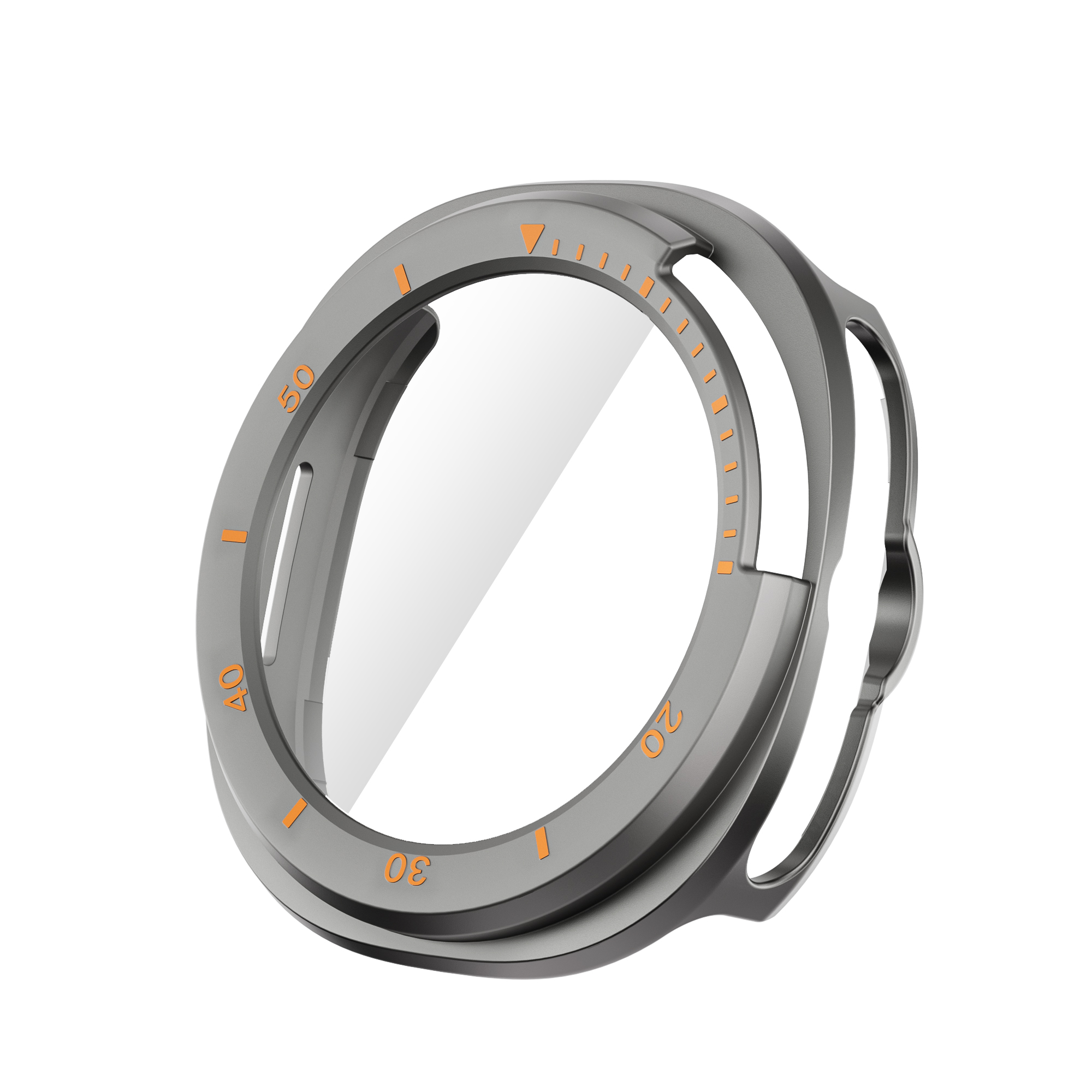 Integrated Tempered Glass Case for Samsung Galaxy Watch 8 Classic With Scale Watch Cover Case Accessories