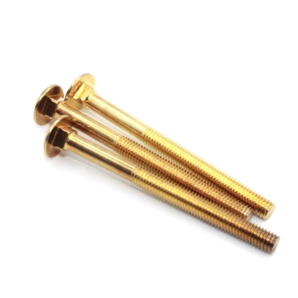 Grampos de carro de aço inoxidável GB padrão Finitura de zinco Grampos de pescoço quadrado Cabeça de cogumelo