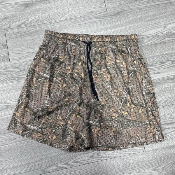 Shorts Manufacturer High Quality Sublimation Mesh Retro Camo Printed Shorts for Men Custom Polyester Casual Camouflage Shorts