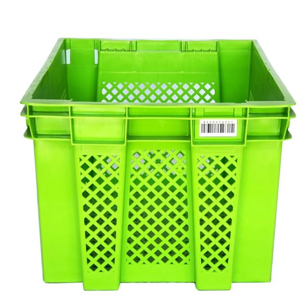 Heavy Duty Custom Plastic Crates For Warehouse Storage & Logistics Transport