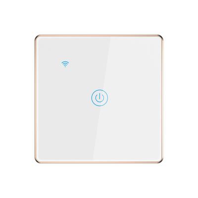 Da casa BRITÂNICA de Smart Wifi do quadro do alumínio do toque de Wifi do padrão da UE do produto novo do OEM interruptor esperto de Tuya
