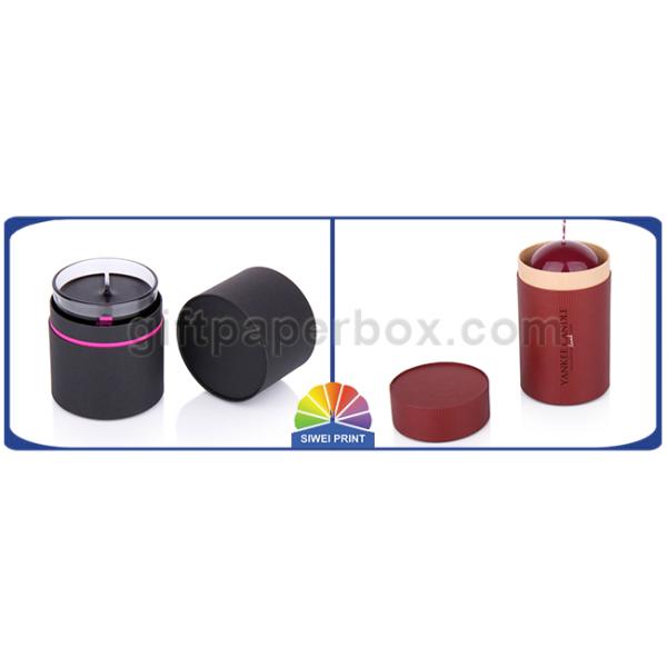 Customized Cardboard Cylinder Packaging Box  For Candle Gift Package