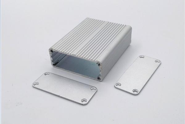 Low Height 46*19*60mm Powder-coated Enclosure Extruded Aluminum Instrument Enclosure
