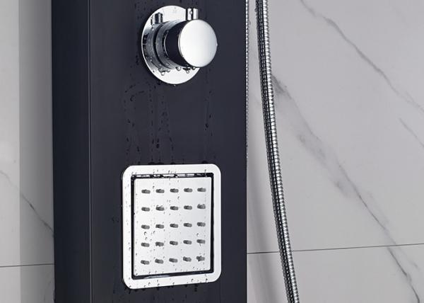 ROVATE 304 Stainless Steel Wall Mount Shower Panel With Body Shower Jets