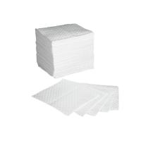 Heavyweight Polypropylene Oil Absorbent Pads 40x50cm For Industrial Spills