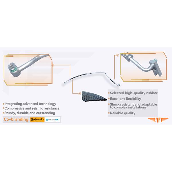 Volkswagen Sharan 7M0820720A Automotive Air Conditioning Hoses Fits 95-00 1.8L