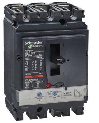 Contrat électrique MCCB de LV431630 NSX250F 36KA