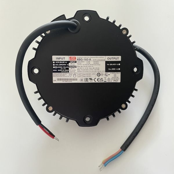 159.9W IP67 Waterproof LED Driver 93% High Efficiency Constant Voltage Power Supply 34-56V Optional For LED Strip, Sign Lighting & Outdoor Fixtures