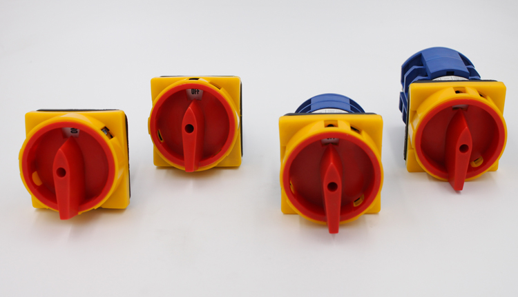 LW26GS Series 32A Rotary Cam Switch Pad-Lock Type 3-Pole 2-Position Isolator Switch with OFF-ON