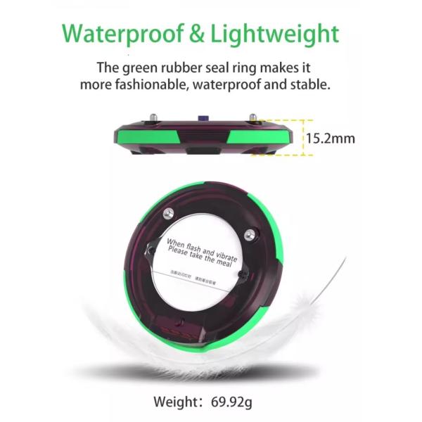 15 Pagers Wireless Buzzers para gerenciamento simplificado de hóspedes em operações de lares de idosos