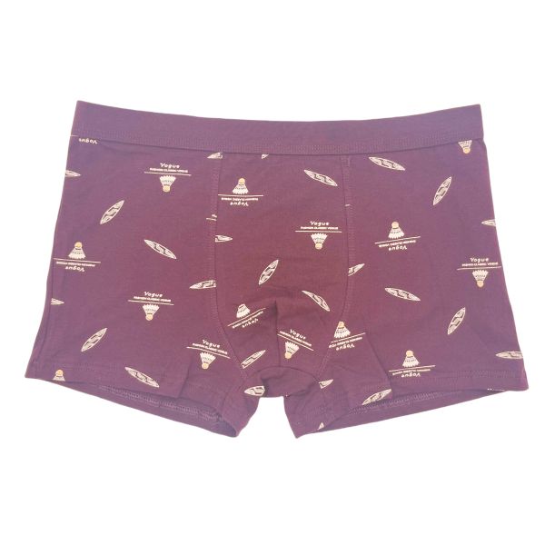 Wholesale High Quality Men's Boxer Briefs 95% Cotton Printed Underwear for Men