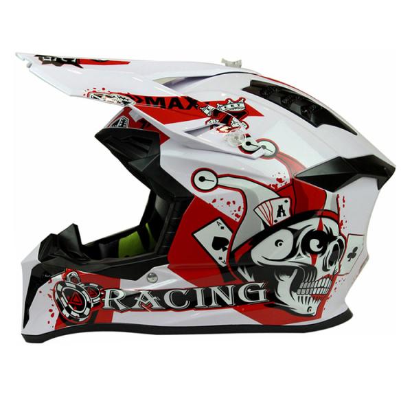 Head Safety Protection DOT Approved Dirt Bike Motocross Off-Road Bike Helmet for XXL