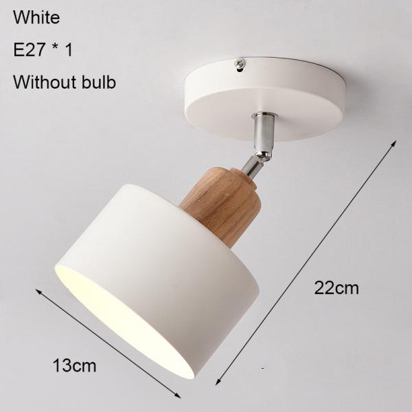 Wooden Ceiling Lamp Modern LED Ceiling Light for Bedroom Living Room Corridor Kitchen Indoor Lighting(WH-WA-21)