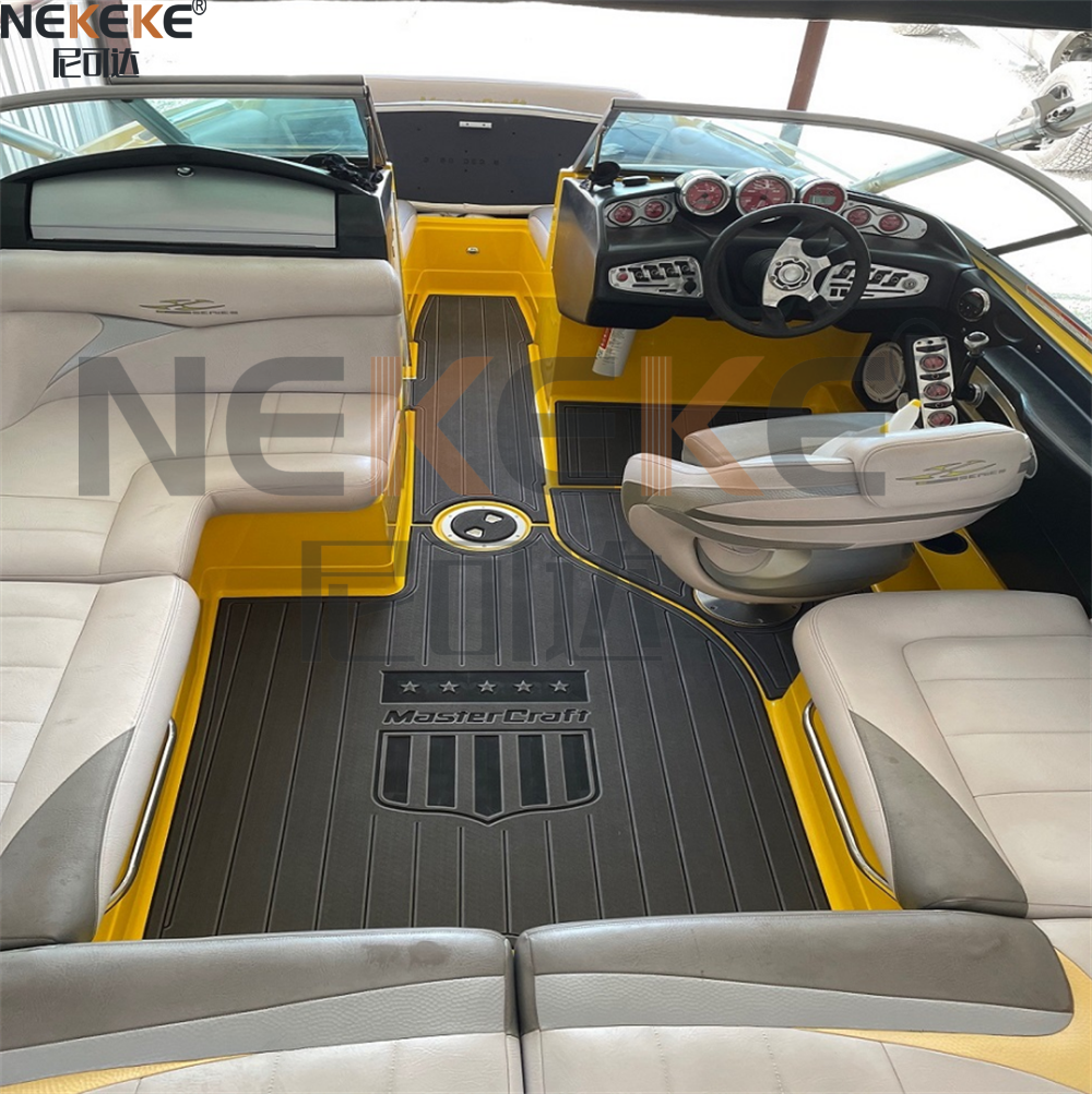 2006-2011 Mastercraft X2 Cockpit EVA Faux Teak Deck Flooring Marine Mat Pad