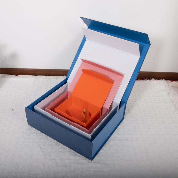 Eco-Friendly Foldable Magnetic Rigid Box For Tea Chocolate Or Handmade Goods