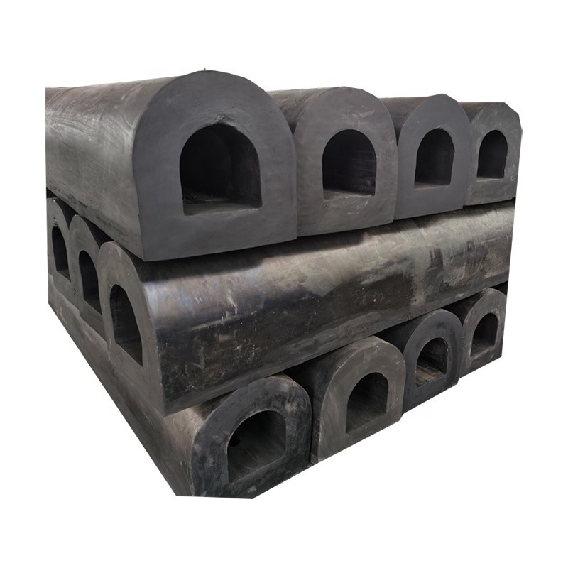 CCS/BV/SGS/ABS Certified Natural Rubber D Type Boat Fender for Marine Dock Protection
