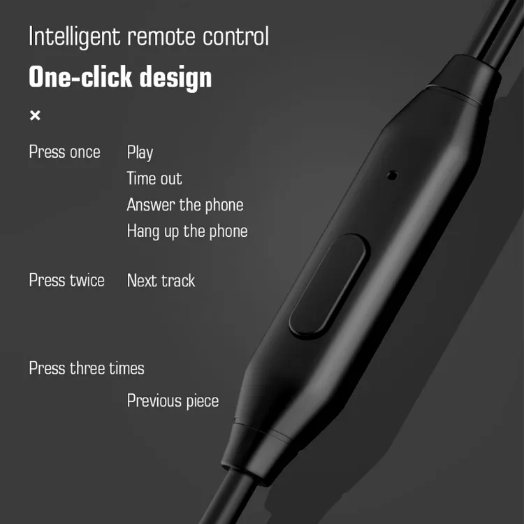 Lenovo HF130 Wired Bluetooth Earbuds 25g Noise Cancelling Wired Earphones