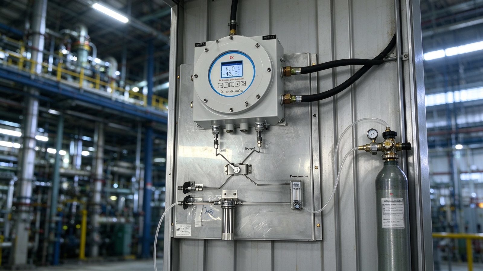 Explosion Proof Multi Gas Analyser For O2 CO CO2 CH4 CnHm H2S H2 NH3