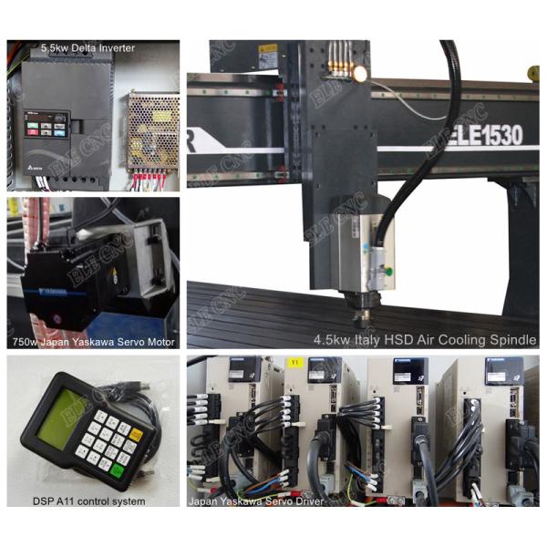 ELE 1530  CNC Router Woodworking Machine for sign making with 1500x3000x400 working area
