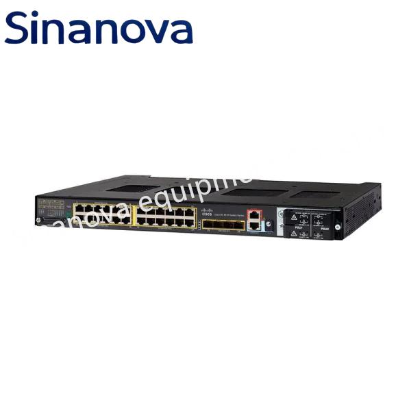 IE 4010 4S24P avec PWR RGD AC DC-H - Commutateur Ethernet industriel avec 24 ports PoE - Neuf d'origine en stock